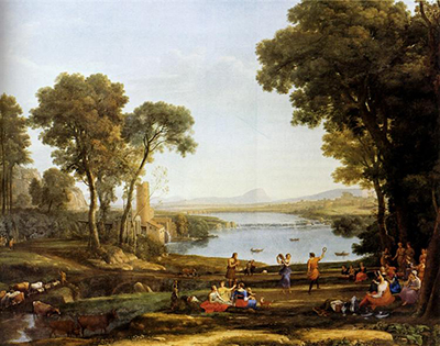 Landscape with the Marriage of Isaac and Rebecca Claude Lorrain